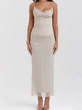 'Nalini' Sand Maxi Dress